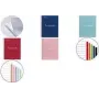 MIQUELRIUS Collegeblock Notebook EMOTIONS, DIN A5, Pink Squared, 120 Sheets, 90 gsm, Spiral Bound (MR46093)