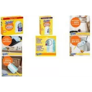 Swiffer Dust Magnet Cloth Refills - 4 Pack | Electrostatic Dry Dusting Cloths for Swiffer Duster Handle 8700216676663