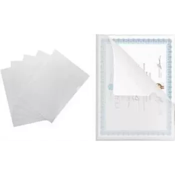 PAVO A4 Clear Grained PP Document Display Sleeve, Top & Right Open, Thumb Cut-out, 0.10 mm, 1 pc 8020638