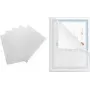 PAVO A4 Clear Grained PP Document Display Sleeve, Top & Right Open, Thumb Cut-out, 0.10 mm, 1 pc 8020638