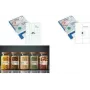 RILLPRINT Universal Labels, 70 x 37 mm, Transparent Self-Adhesive, for Inkjet, Laser, Color Laser Printers - 1 Pack (83212)