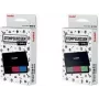 Trodat 9051 Multi-Colour Stamp Pad, 3-Colour Black/Red/Blue, 90 x 50 mm, Document-Proof Ink 204097