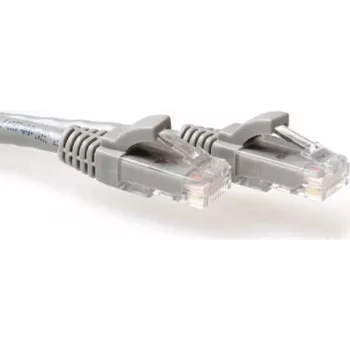 ACT IB3052 CAT6A U/UTP Snagless Patch Cable, 0.25 m, Grey