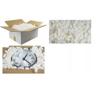 RAADHUIS Eco Flo Chips Biodegradable Packing Peanuts, 42 L, Corn Starch, White RD-352064