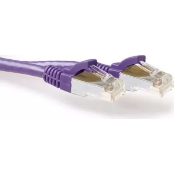 ACT FB2305 5m Cat6a S/FTP LSZH Network Patch Cable, Violet