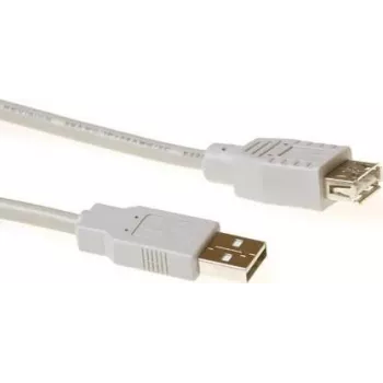 ACT SB2198 USB 2.0 Extension Cable USB-A Male to USB-A Female, 1.8 m, Ivory
