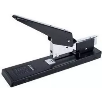 PAVO Heavy-Duty Stapler, 100 Sheets, Metal, Black, Front-Loading 8005321