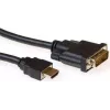 ACT AK3739 HDMI A Male to DVI-D Male Single Link Conversion Cable 1 m Black