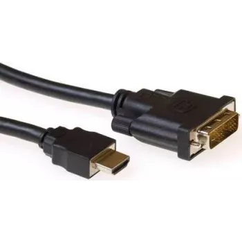 ACT AK3739 HDMI A Male to DVI-D Male Single Link Conversion Cable 1 m Black