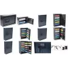 PAVO Advanced Key Safe for 150 Keys, Dark Grey, Combination & Fingerprint Lock, Steel Walls 8025169