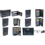 PAVO Advanced Key Safe for 150 Keys, Dark Grey, Combination & Fingerprint Lock, Steel Walls 8025169