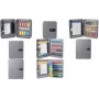 PAVO Key Cabinet with Combination Lock, 20 Keys, Steel, Grey (8032570)