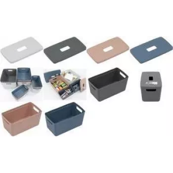 Kangaro Storage Box Lid S, Polypropylene, Pink, for 5/8 Litre Boxes, 1 Piece K-670013