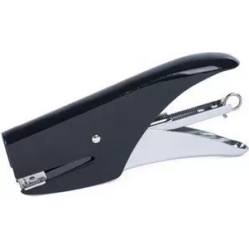 PAVO 8039128 Staple Pliers, 16 Sheet Capacity, Metal, Black, Open & Closed Stapling