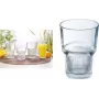 Esmeyer Arcoroc Starline Tempered Glass Tumbler Set, 350 ml, Clear, 6 Pieces 384-6734