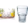 Esmeyer Arcoroc Starline Drinking Glass Set, 460 ml, Tempered Glass, Dishwasher Safe, Stackable, 6 Pieces 384-6736