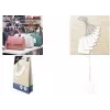 KANGARO K-700102 White Cardboard Merchandise Tags with Hanging Eyelet, 15 x 24 mm, 500 Tags