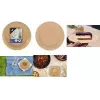 KANGARO K-157402 Round Paper Plate, 230 mm, Brown, 1 Piece