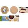 KANGARO K-157402 Round Paper Plate, 230 mm, Brown, 1 Piece