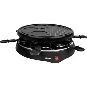 Tristar RA-2998 Raclette Grill with 6 Non-Stick Pans, 800 W, Black