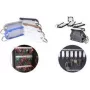 PAVO Magnetic Keyring, Black, 50 Pack with Permanently Visible Label Field 8012152
