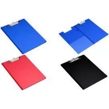 PAVO Clipboard Folder A4 Blue with PVC Cover and Lever Clip 8013708