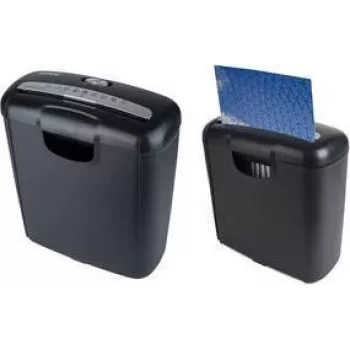 PAVO Strip-Cut Paper Shredder 6 Sheets, 6 mm, 220 mm, Black (8038770)