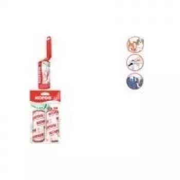 Kores Lint Roller with Handle, 50 Sheets, 8 m, Refillable (C32401)