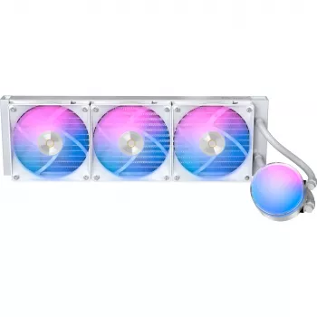 Ocypus Delta L36 ARGB V2 White AIO Liquid CPU Cooler, 360mm Radiator, 3x120mm ARGB Fans, Intel & AMD