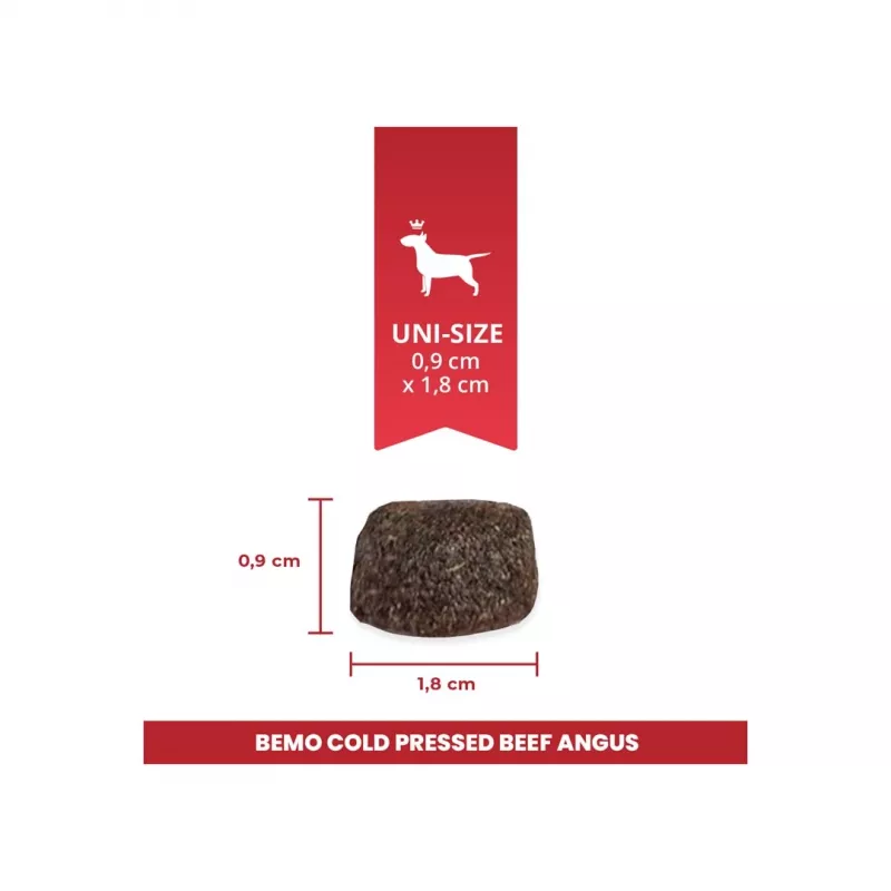 BEMO Cold Pressed Beef Angus Mono Dry Dog Food - 1kg