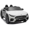 LEAN CARS Mercedes AMG SL63 Battery-Powered Ride-On Car White