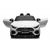 LEAN CARS Mercedes AMG SL63 Battery-Powered Ride-On Car White
