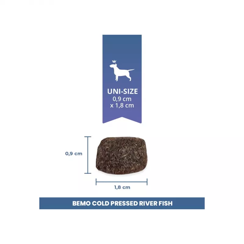 BEMO Cold Pressed River Fish Mono Dry Dog Food 1kg