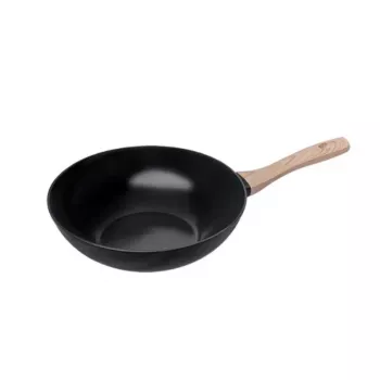 PYREX Cook & Care Wok Pan 28 cm, Titanium Non-Stick, Induction Ready