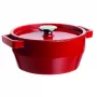 Pyrex Cast Iron Pot 3.6L Round Ø24cm Red
