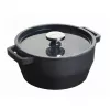 Pyrex Cast Iron Pot 6.8L Round 28cm Grey