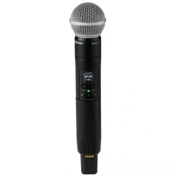 Shure SLXD2+/58=-G65 Handheld Transmitter with SM58 Capsule (470-606 MHz)