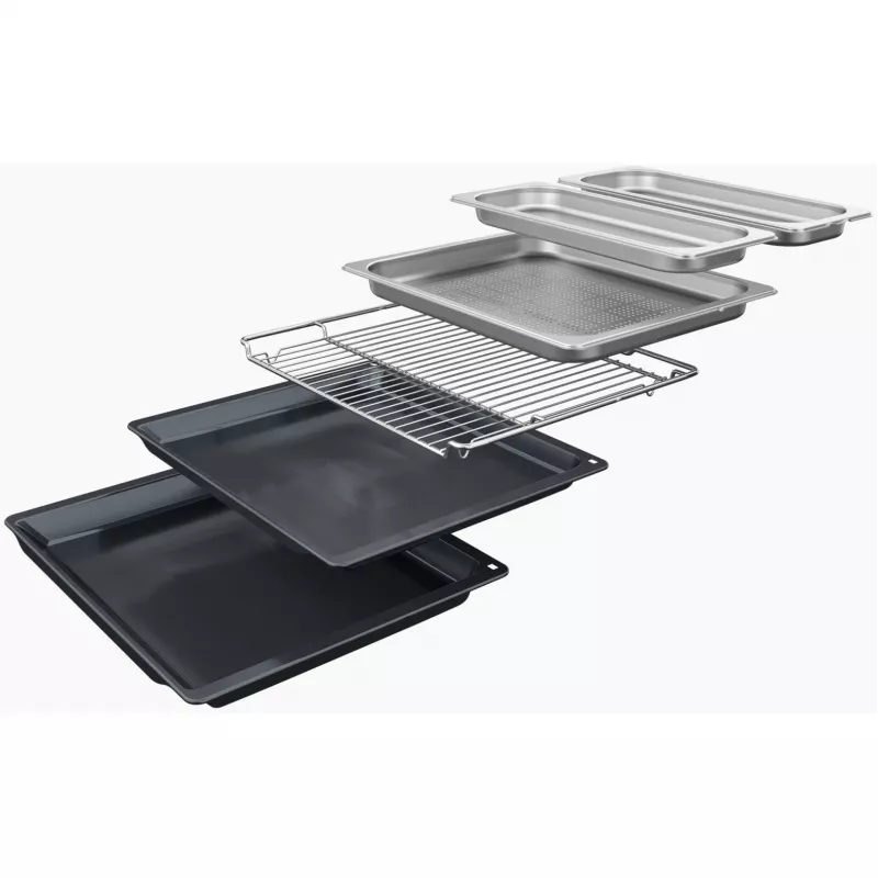Neff B64FS31N0 N90 Built-In Oven with FullSteam, 71L, Stainless Steel