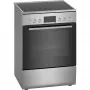 Bosch HKR39C250 Serie 4 Freestanding Electric Cooker with Ceramic Hob, Stainless Steel