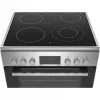 Bosch HKR39C250 Serie 4 Freestanding Electric Cooker with Ceramic Hob, Stainless Steel