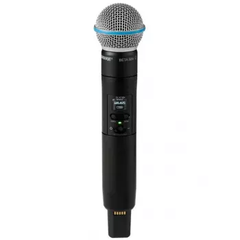 Shure SLXD2+/B58=-G65 Handheld Transmitter with Beta 58A Microphone (470-606 MHz)