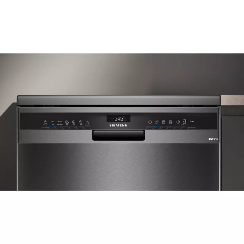 Siemens SN23EC03ME iQ300 Freestanding Dishwasher 60 cm, 14 Place Settings, Energy Class B, Home Connect