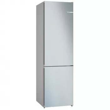 Bosch KGN392LBF Serie 4 Freestanding Fridge-Freezer Combination, 203 cm Height, Energy Efficiency Class B, Silver Inox-Look