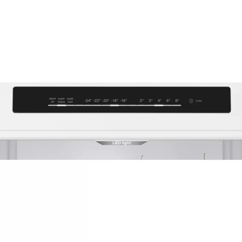 Bosch KGN392LBF Serie 4 Freestanding Fridge-Freezer Combination, 203 cm Height, Energy Efficiency Class B, Silver Inox-Look