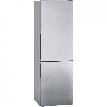 Siemens KG36EALCA iQ500 Freestanding Fridge-Freezer, 186 cm, C, Stainless Steel Look
