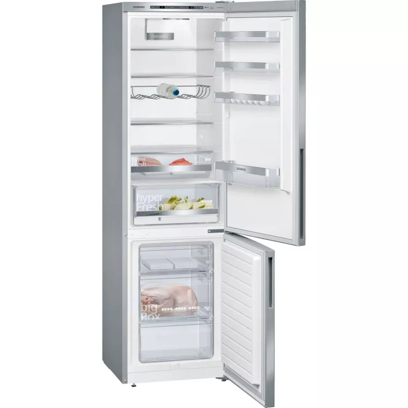 Siemens KG39EALCA iQ500 Freestanding Fridge-Freezer 201 cm Height Energy Efficiency Class C Silver
