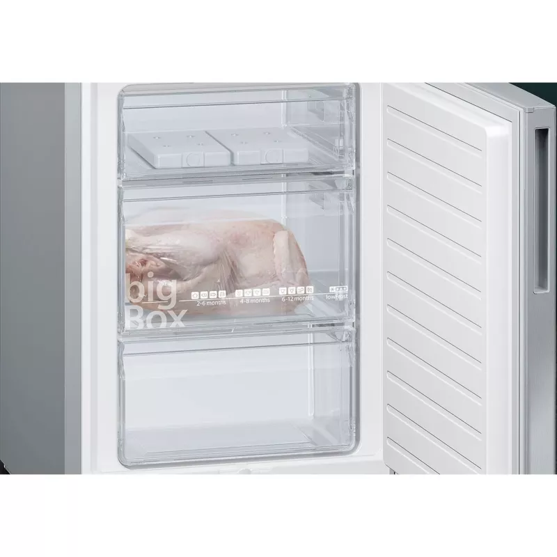 Siemens KG39EALCA iQ500 Freestanding Fridge-Freezer 201 cm Height Energy Efficiency Class C Silver