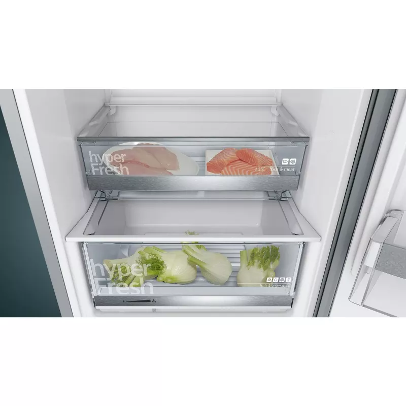 Siemens KG39EALCA iQ500 Freestanding Fridge-Freezer 201 cm Height Energy Efficiency Class C Silver
