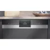 Siemens SX53ES22CE iQ300 Partially Integrated Dishwasher, 60 cm, 13 Place Settings, Energy Class E, Home Connect, AquaStop, InfoLight, Stainless Steel