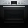 Bosch HND415LS62 Built-in Oven and Ceramic Hob Set, 71L, 7 Functions, Stainless Steel